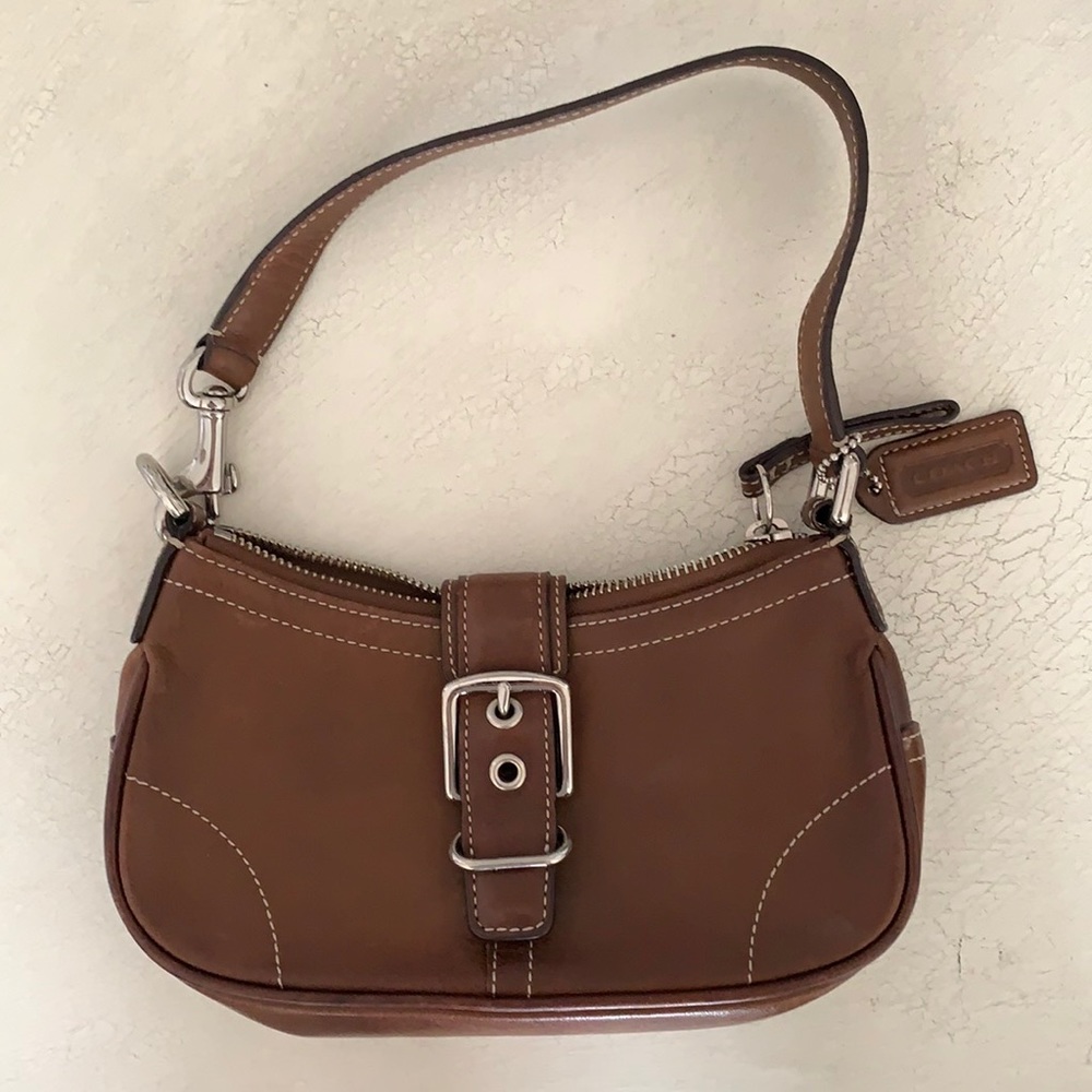 Coach Brown Mini Hobo